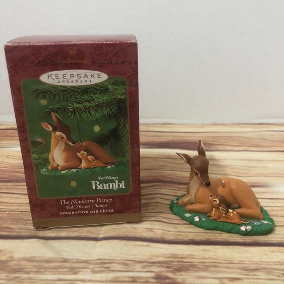 Hallmark Keepsake "The Newborn Prince" Bambi DISNEY Christmas Ornament 2000 - Picture 1 of 15